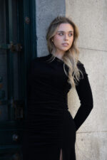 VESTIDO ASSIMÉTRICO COM MICROBRILHOS SAHOCO - Image 2