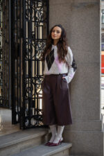 CULOTTE BORDEAUX EM ECOPELE PONTO CHIC - Image 9