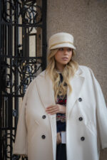 SOBRETUDO BEGE CRU COM BOTÕES E CINTO IMPERIAL - Image 10