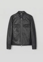 CASACO BOMBER PRETO EM EFEITO CROCO ANTONY MORATO - Image 5