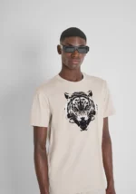 T-SHIRT BEGE LOGO TIGRE ANTONY MORATO - Image 2