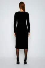 VESTIDO ASSIMÉTRICO COM MICROBRILHOS SAHOCO - Image 2