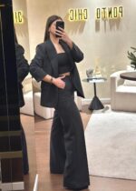 CONJUNTO CINZA COM BLAZER E CALÇA ALFAIATARIA PONTO CHIC - Image 5