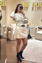 SAIA  BEGE EM TECIDO ESTRUTURADO PONTO CHIC - Image 2