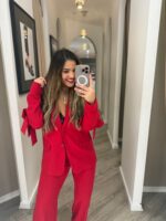 BLAZER VERMELHO COM LAÇO NA MANGA IMPERIAL - Image 3