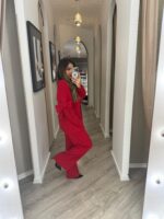 CALÇA VERMELHA DE CORTE CLÁSSICO IMPERIAL - Image 4