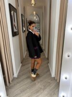 BLAZER PRETO COM DETALHES XADREZ DIXIE - Image 3