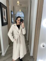 SOBRETUDO COM CINTO PONTO CHIC