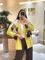 BLAZER VERDE LIMA BOTÃO DOURADO PONTO CHIC