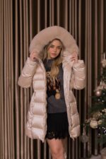 CASACO CHAMPANHE COM PELO NATURAL FLO&CLO - Image 2