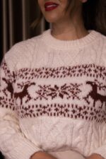 CAMISOLA DE NATAL COM RENAS EM TRICOT PONTO CHIC - Image 4