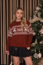 SAIA PRETA PLISSADA COM CINTO DE CORRENTE PONTO CHIC - Image 2