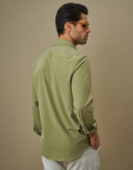 CAMISA RELAXED FIT VERDE OLIVA ZOLF - Image 2