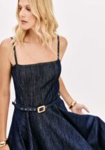 VESTIDO JEANS COM ALÇAS E CINTO LANÇA PERFUME - Image 2