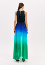 VESTIDO COMPRIDO PLISSADO DEGRADÉ COM CORDÃO LNÇA PERFUME - Image 4