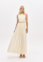 VESTIDO COMPRIDO COM APLICAÇÃO DOURADAS LANÇA PERFUME - Image 7