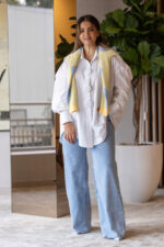 CALÇAS DE GANGA AZUL CLARO PONTO CHIC - Image 3