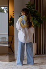 CALÇAS DE GANGA AZUL CLARO PONTO CHIC - Image 6