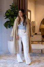 CAMISOLA AZUL CLARO CANELADA COM BOTÕES PONTO CHIC - Image 3