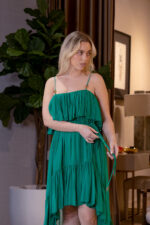 VESTIDO VERDE ASSIMÉTRICO LANÇA PERFUME - Image 2