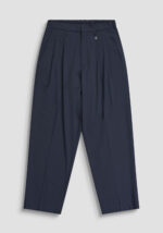 CALÇA AZUL MARINHO COM PREGAS E CINTURA ELÁSTICA ANTONY MORATO