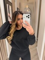 CALÇA PRETA FLUIDA DE CINTURA ALTA PONTO CHIC - Image 4