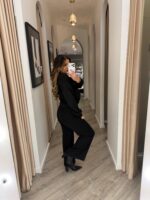 CALÇA PRETA FLUIDA DE CINTURA ALTA PONTO CHIC - Image 2