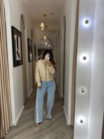 CASACO CURTO EM EFEITO PELE BEGE COM BOTÕES PONTO CHIC - Image 4