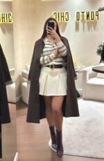 SAIA CRU PLISSADA PONTO CHIC