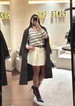 SAIA CRU PLISSADA PONTO CHIC - Image 3