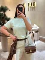 T-SHIRT VERDE MENTA PONTO CHIC - Image 2