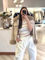 POLO DE MALHA RISCAS EM TONS SUAVES PONTO CHIC