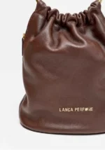 MALA CASTANHA EM PELE COM ALÇA METÁLICA LANÇA PERFUME - Image 3