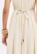 VESTIDO COMPRIDO COM APLICAÇÃO DOURADAS LANÇA PERFUME - Image 6