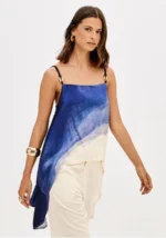 TOP ESTAMPADO DE ALÇAS LANÇA PERFUME