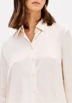 CAMISA ALONGADA ACETINADA LANÇA PERFUME - Image 2