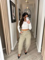 TOP CROPPED BRANCO MANGA COMPRIDA PONTO CHIC - Image 2