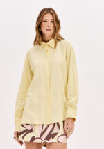 CAMISA AMARELA EM LINHO LANÇA PERFUME