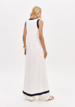 MACACÃO LONGO BRANCO COM COLETE APLICADO LANÇA PERFUME - Image 4