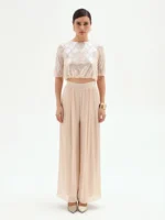 TOP CURTO DOURADO COM LANTEJOULAS RINASCIMENTO - Image 3