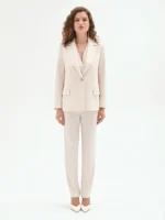 BLAZER BEGE COM DETALHE EM RENDA RINASCIMENTO - Image 4