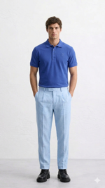 POLO HÓRUS AZUL JEF