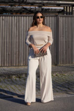 CAMISOLA BEGE COM DECOTE DRAPEADO RINASCIMENTO - Image 2