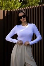 TOP BRANCO COM NÓ NAS COSTAS DIXIE