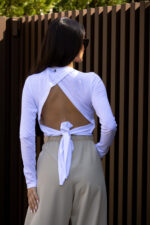 TOP BRANCO COM NÓ NAS COSTAS DIXIE - Image 2