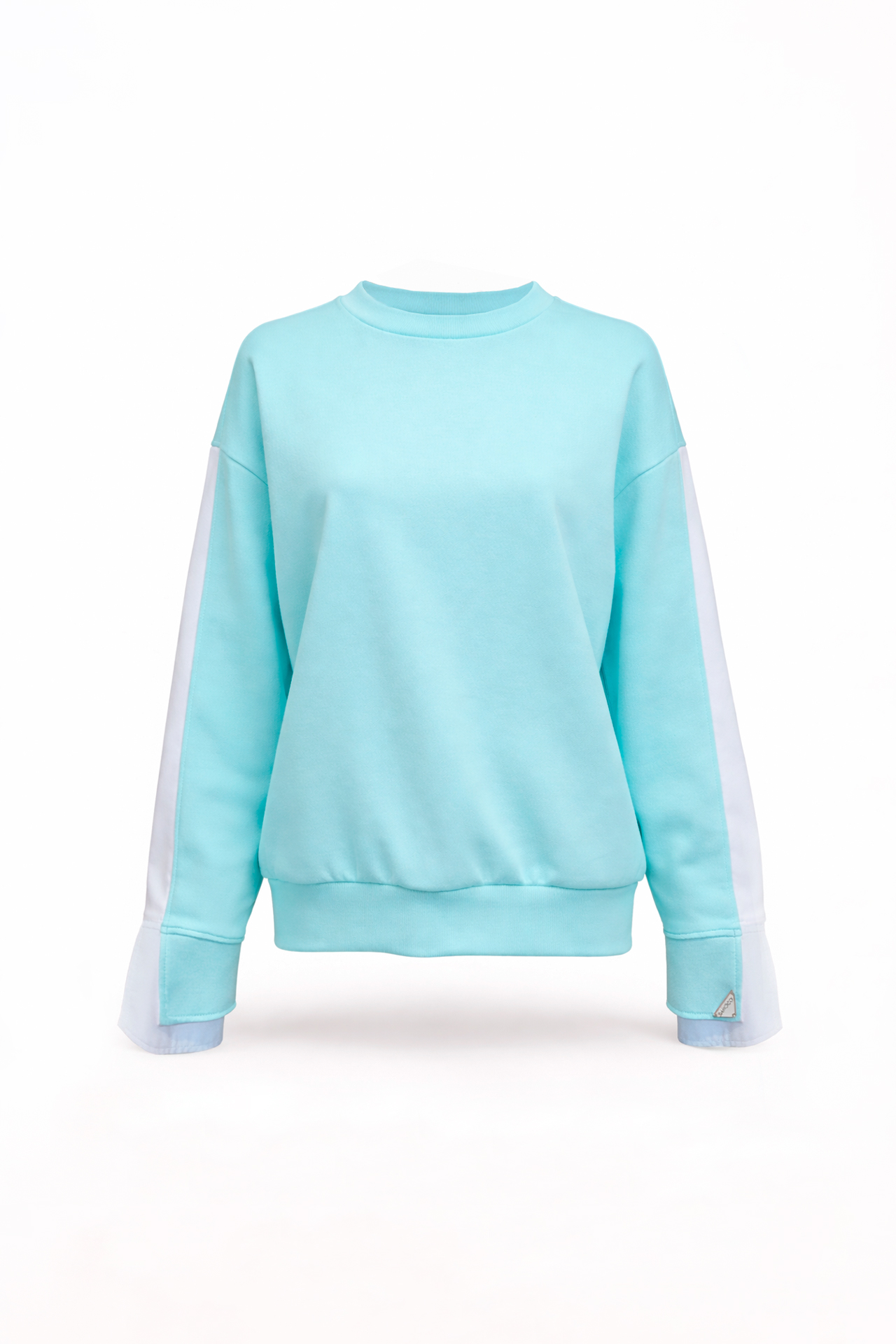 SAHOCO-SS26-6 CAMISOLA AZUL COM ENCAIXE NA MANGA SAHOCO - Image 1