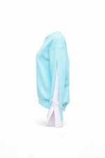 CAMISOLA AZUL COM ENCAIXE NA MANGA SAHOCO - Image 2