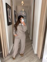 CONJUNTO TAUPE GOLA CAMISEIRO PONTO CHIC - Image 3