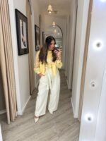 CALÇA CRU COM TIRAS PARA  ATAR PONTO CHIC - Image 2