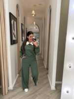 CONJUNTO VERDE MILITAR GOLA CAMISEIRO PONTO CHIC - Image 5